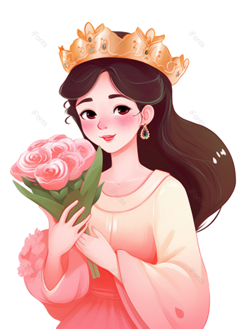 人物素材图片,节日素材元素,卡通人物素材PNG,母亲节素材免抠素材